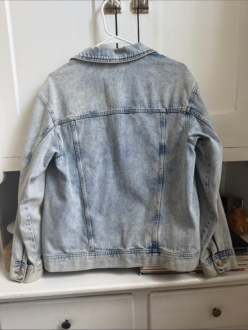 Light Wash Denim Jacket - Picture 3 of 4